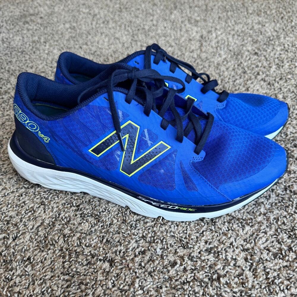 New Balance M690v4 Speed Ride Blue Running Shoes Men’s Size 13